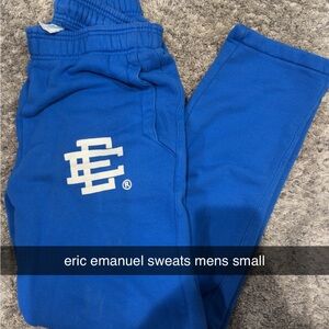 Eric Emanuel Royal Blue Sweatpants
